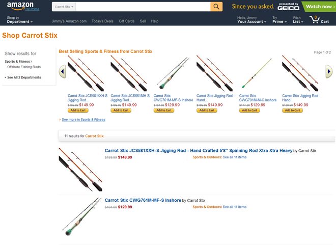 Fishing Rods for Sale on Amazon