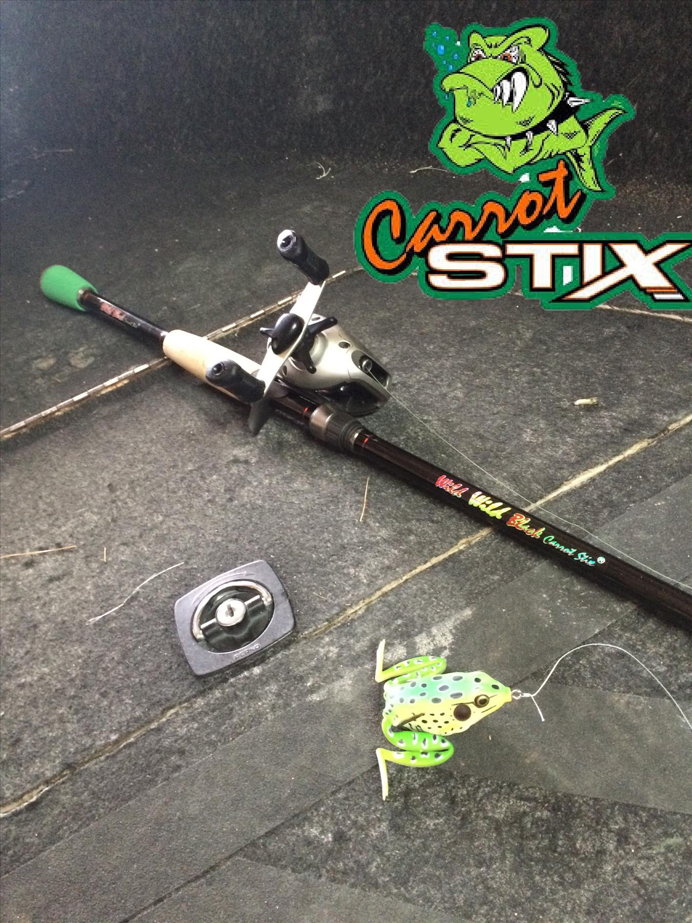 Wild Wild Black 7&#39;6 Fantastic Fishing Rod