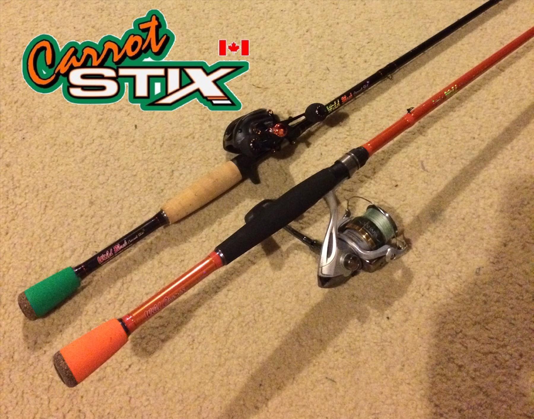 Carrot Stix Casting Pro Wild Wild Orange Fishing Rod